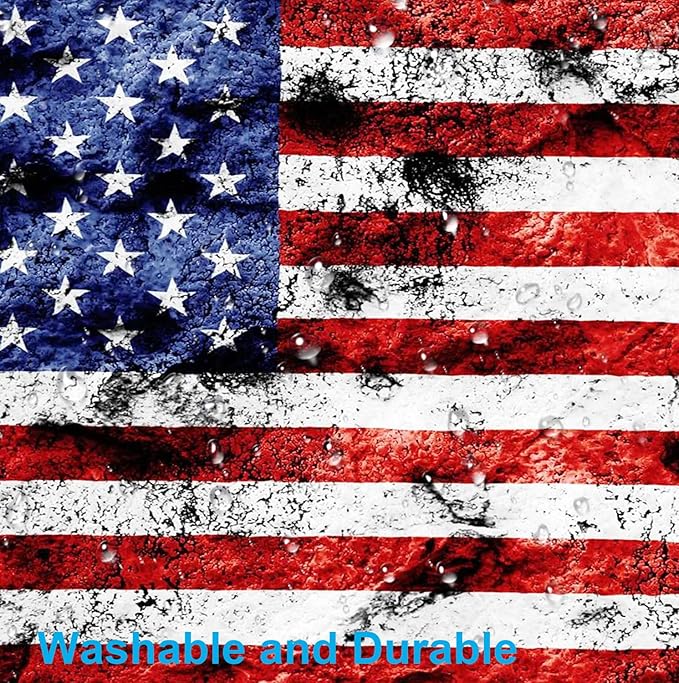 American Flag Extended Office Desk Pad Protector Computer Home Desk Game Decoration Large Mouse Pad 35.4X15.7 Inches