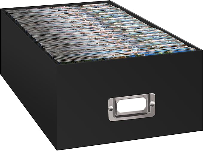 Pioneer Photo Albums Photo Storage Box, Black