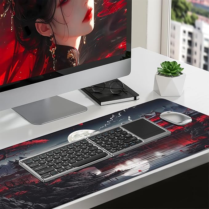 FreeNook Mouse Pad Gaming Mousepad,Large Mousepads for Keyboard and Mouse with Non-Slip Rubber Base,Suitable for School,Office,Home,31.5 x 11.8 Inch