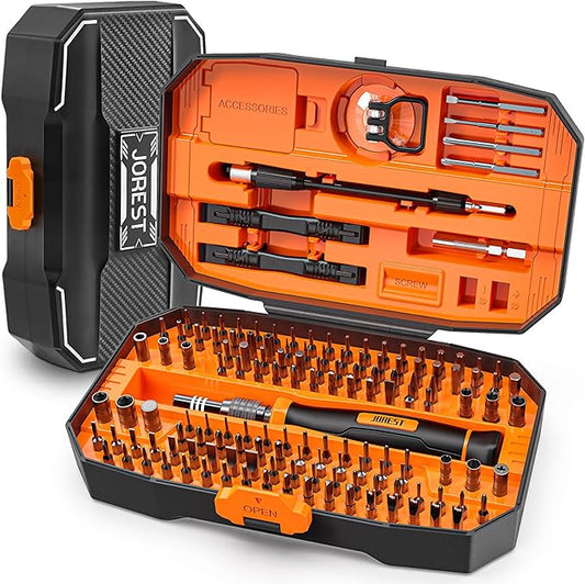 JOREST 152 in 1 Precision Screwdriver Set, Father Day Gifts for Husband Dad, Magnetic Repair Tool Kit for Electronics, Macbook, Laptop, PC, RC, PS5, iphone,Jewelers, XBOX, Glasses