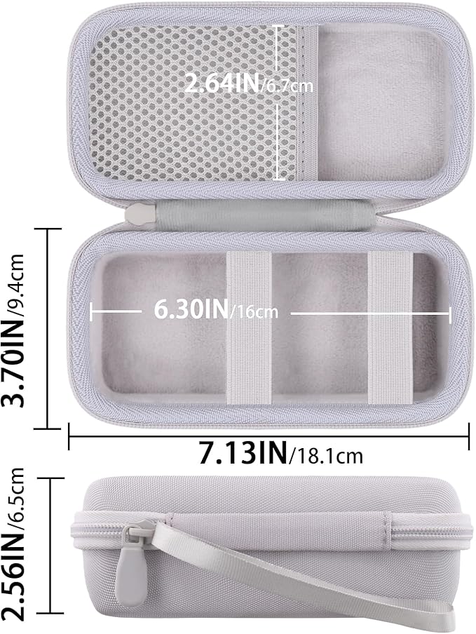 for Anker Prime 3-in-1 Wireless Charging Station Hard Travel Case(White Case)