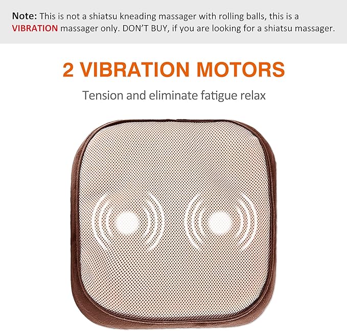 Snailax 3-in-1 Foot Warmer & Back Massager and Foot Massager with Heat, Foot Heater with Vibration Massage and 2 Settings Heat, Feet Warmers Massager for Foot,Leg,Back