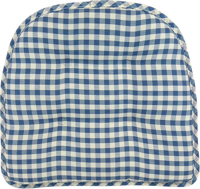 Non-Slip Chair Cushions, Assembled in USA, U-Shaped Skid-Proof Seat Pads for Dining Room, Kitchen, Office, 15"x16"