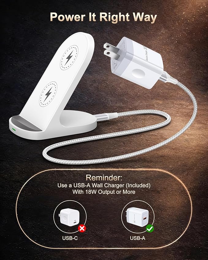 Android Wireless Charger for Google Pixel 10 Pro XL 10a 9a 9 Pro 8 8a 7 6 Fold, Wireless Charging Stand Cordless Phone Snap Holder for Samsung Galaxy S26 Ultra S25 S24 iPhone 17 Cargador Station