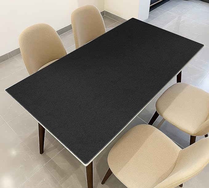 Warmstar Leather Table Cover 30 x 72 Inch, 1.8MM Thick PVC Table Protector Waterproof, Desk Cover Protector Non-Slip Desk Pad for Kitchen, Dresser, Gaming Desk,Dining Room Table