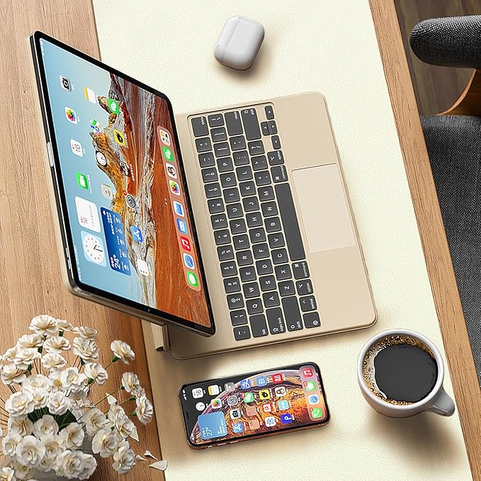 Leather Desk pad Protector, Office Mat, Large Mouse Mat, Non-Slip PU Leather Blotter, Laptop Desk Pad,Waterproof Laptop Computer Desk Keyboard Mat for Office/Work/Home/Decor (White, 37 * 18in)