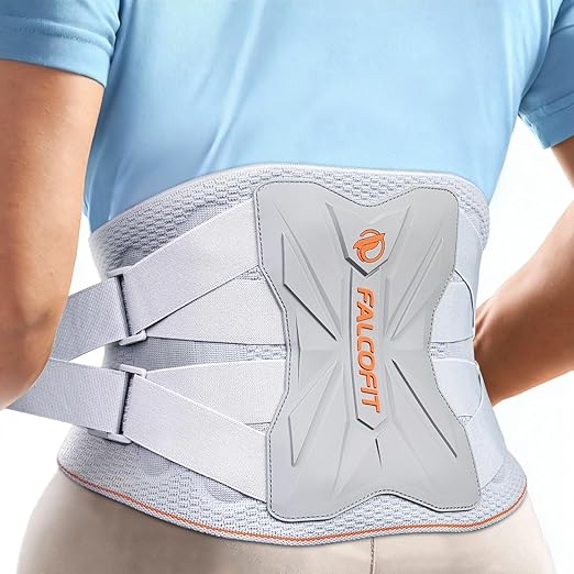 Back Brace for Lower Back Pain Relief, Lumbar Support Belt with 9X Ergonomic Support System, Breathable 3D Knitted Back Support Brace for Men & Women, Sciatica, Scoliosis, Herniated Disc (X-Large)