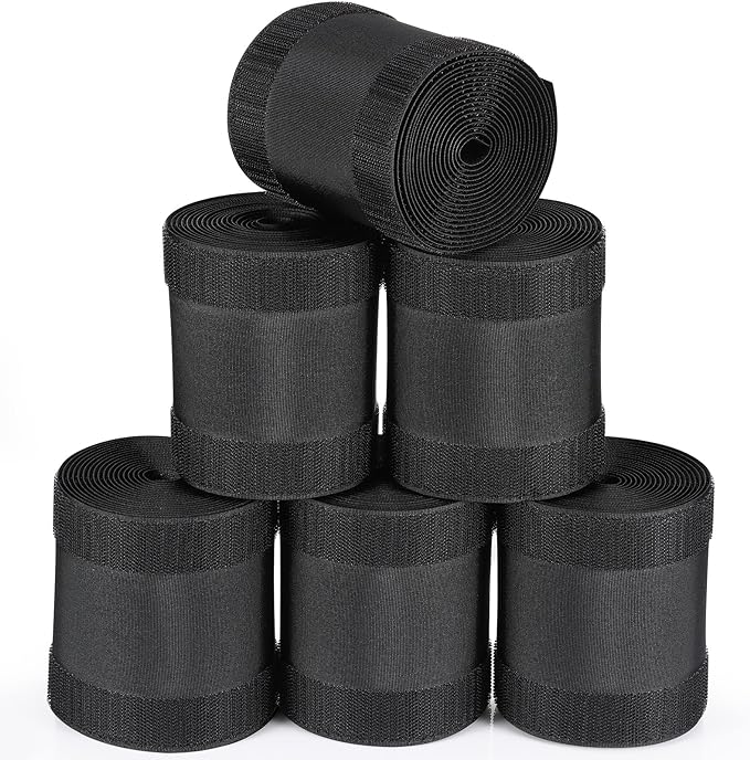 WILLBOND Carpet Cord Cover Cable Protector Floor Cover Cable Protector Management Only for Commercial Office Carpet(59.06 ft,Black)
