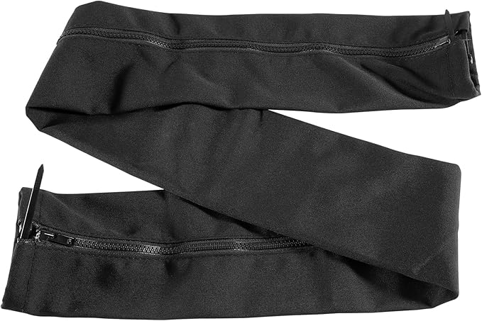 Premium 48-Inch Black Zippered Rigging Sleeve - Advanced Trolling Motor Cable Protection, Weather-Resistant, Convenient Access, Organized Cable Management