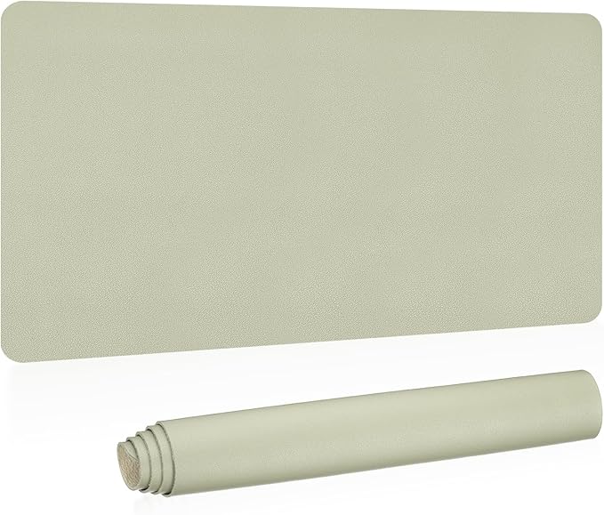 Patikil Desk Mat, 31"x15" Non-Slip Waterproof PU Desk Pad, Dual Sided - Green