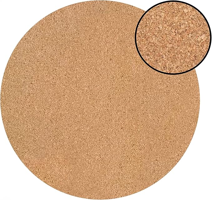 Dainty Home Rose Gold Marble Round Cork Placemats - Heat Resistant Placemats, Non-Slip, Easy Clean Placemats for Elegant Dining - 15"x15" Set of 2 - Perfect for Stylish, Modern Homes