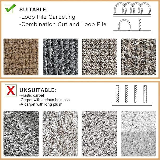 WILLBOND Carpet Cord Cover Cable Protector Floor Cover Cable Protector Management Only for Commercial Office Carpet(147.64 ft,Black)