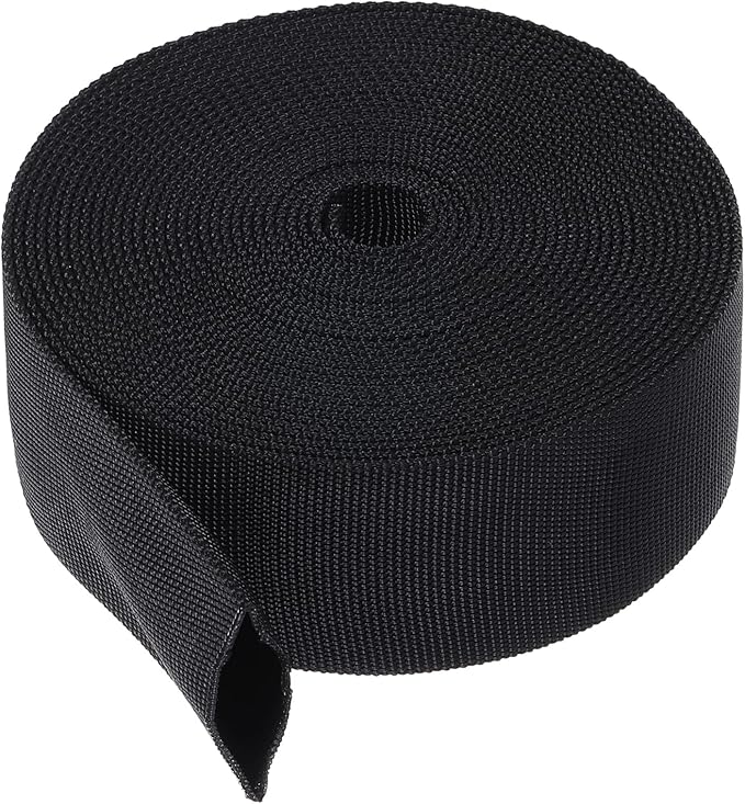 PATIKIL 1.2" Dia 24.6FT Nylon Protective Hose Sleeve, Cable Cover Sheath Protection for Welding Tig Torch Hydraulic Hose, Black