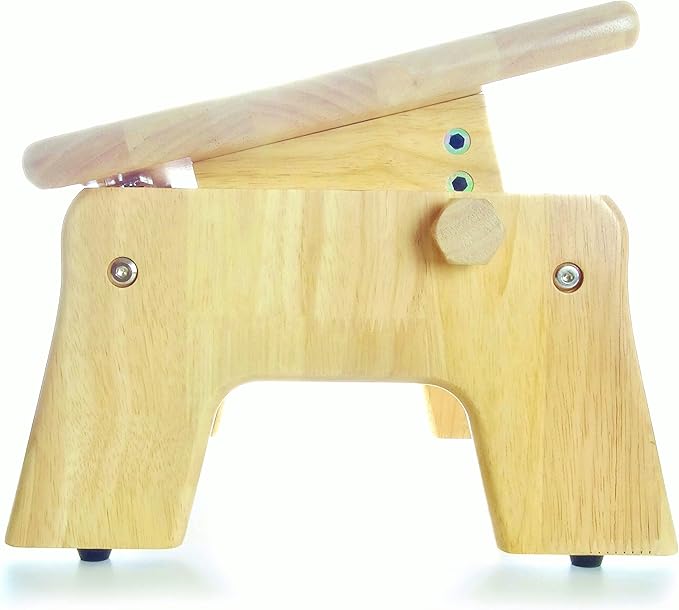 My Brest Friend Nursing Stool Adjustable for Comfort, Wood