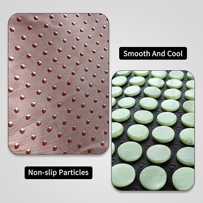 Cooling Seat Cushions, Universal Summer Seat Pad for Sofa, Car, Office Chair & Home Desk - Breathable & Non-Slip SC-1 (1, Emerald, 47 * 47cm)