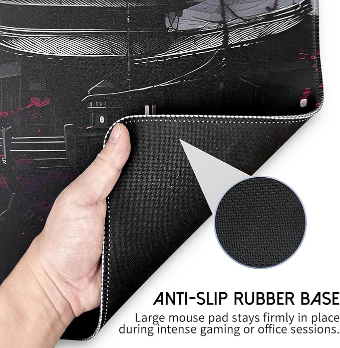 FreeNook Mouse Pad Gaming Mousepad,Large Mousepads for Keyboard and Mouse with Non-Slip Rubber Base,Suitable for School,Office,Home,35.4 x 15.7 Inch