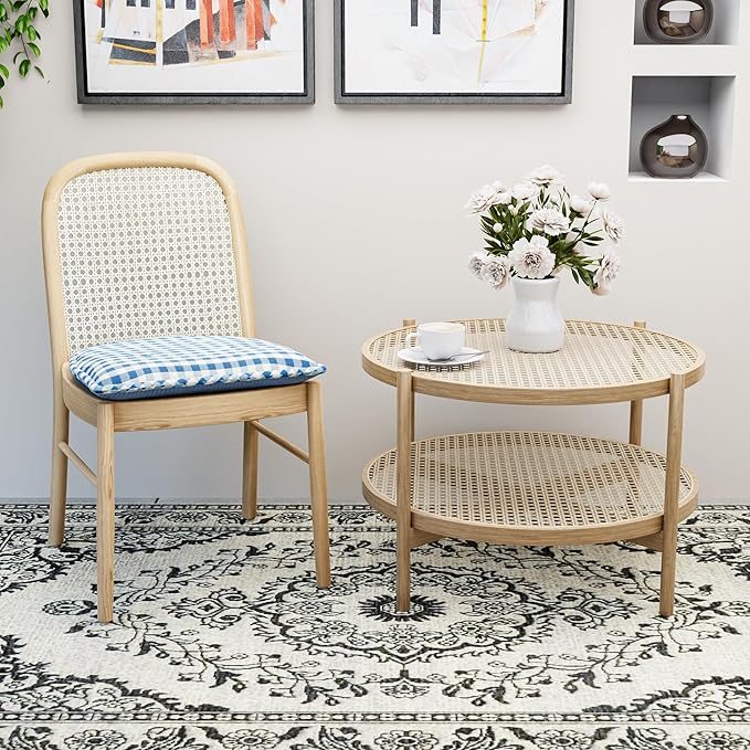 Non-Slip Chair Cushions, Assembled in USA, U-Shaped Skid-Proof Seat Pads for Dining Room, Kitchen, Office, 15"x16"
