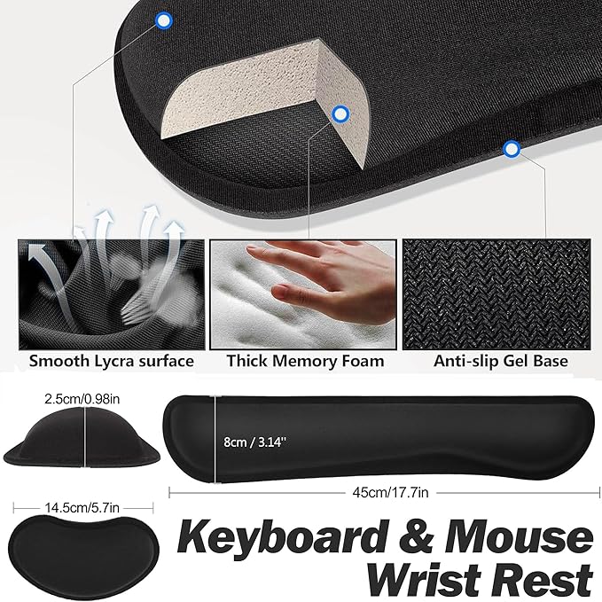 15W Magnetic Wireless Charging Desk Pad with Ergonomic Tilt Phone Stand, 35×15in XXL Foldable PU Leather Mouse Pad with Keyboard & Mouse Memory Foam Wrist Rest for Gaming Office Home Minimalist Desk