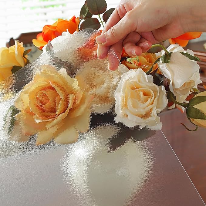 Frosted Clear Table Protector 30 x 72 Inch, 2mm Thick Plastic Table Cover, Waterproof PVC Clear Table Cover Protector, Desk Protector Mat, Writing Desk Pad for Desktop, Coffee & Dining Room Table