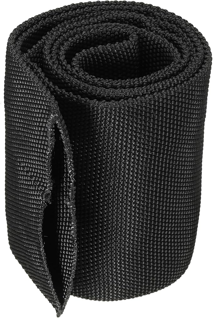 PATIKIL 2.4" Dia 3.3FT Nylon Protective Hose Sleeve, Cable Cover Sheath Protection for Welding Tig Torch Hydraulic Hose, Black