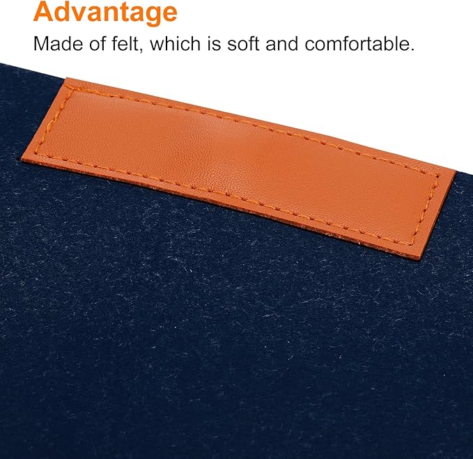 PATIKIL 24x13 Desk Mat Protector, Dual Side Soft Smooth Mouse Pad Writing Mat for Office Home, Dark Blue