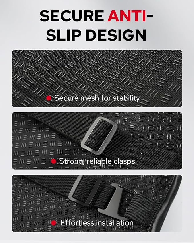 Amazicha Universal Motorcycle Gel Seat Pad, Motorcycle Seat Cushion, Large 3D-Honeycomb Structure Shake Rider Cushion TPE Shock Absorption and Breathable for Long Rides