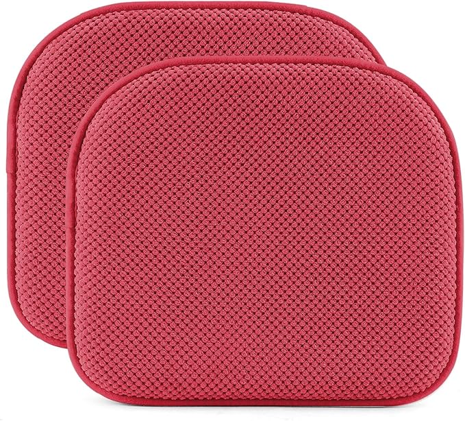 SWEMSTAR Chair Cushions - 15"*17" Kitchen Dining Chair Pads Foam Seat Cushion for Chairs Barstool Cushions Non Slip Seat Pad