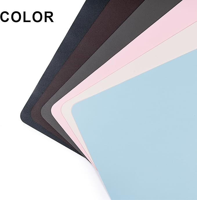 Leather Desk Pad Protector,Non-Slip Desk Pad,on-Slip PU Leather Large Mouse Pad,Easy Clean Desk Protecor Mat,Writing Pad for Office Work/Home/Decor(BrightGreen, 35.4" x 17")