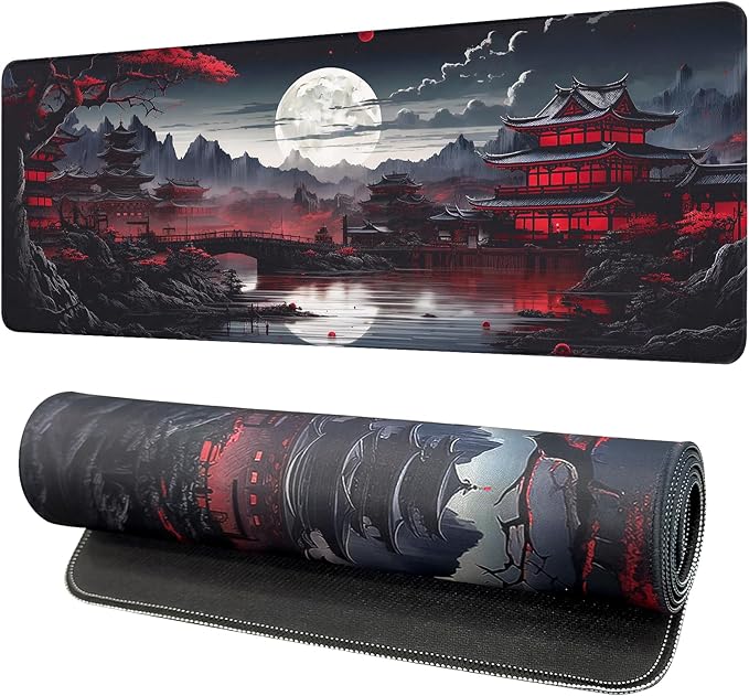 FreeNook Mouse Pad Gaming Mousepad,Large Mousepads for Keyboard and Mouse with Non-Slip Rubber Base,Suitable for School,Office,Home,35.4 x 15.7 Inch