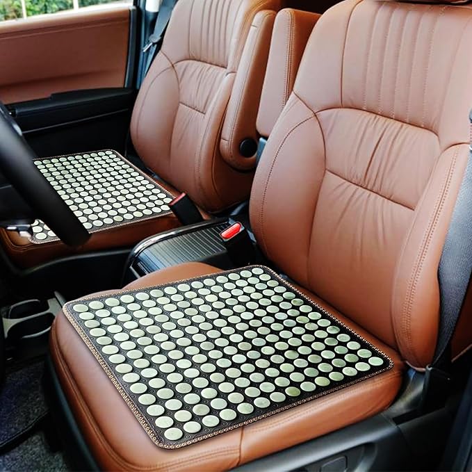 Cooling Seat Cushions, Universal Summer Seat Pad for Sofa, Car, Office Chair & Home Desk - Breathable & Non-Slip SC-1 (1, Emerald, 47 * 47cm)