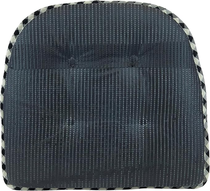 Non-Slip Chair Cushions, Assembled in USA, U-Shaped Skid-Proof Seat Pads for Dining Room, Kitchen, Office, 15"x16"