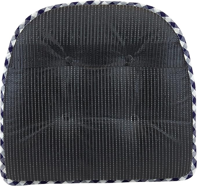 Non-Slip Chair Cushions, Assembled in USA, U-Shaped Skid-Proof Seat Pads for Dining Room, Kitchen, Office, 15"x16"