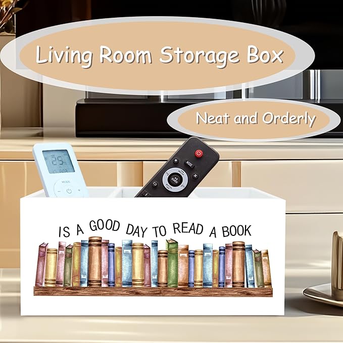 Bookmark Holder, Book Pen Pencil Holder for Classroom Book Club Desk, Books Club Gift, Room Home Office Decor, Books Makeup Brush Toothbrush Holders Organizer for Reading Corner Room Library
