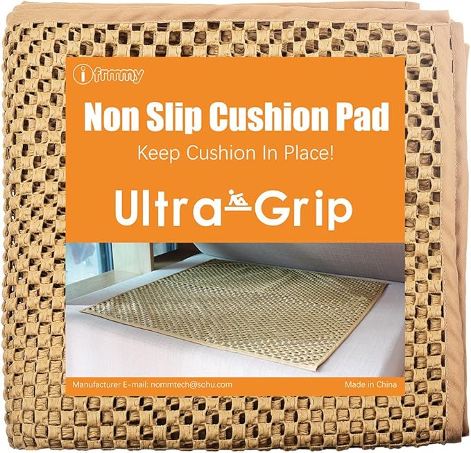 i frmmy Cushion Grip Keep Couch Cushions from Sliding - Non Slip Couch Underlay Pad, Stop Sofa Cushions from Sliding (24x 24 inch)- 6 Packs