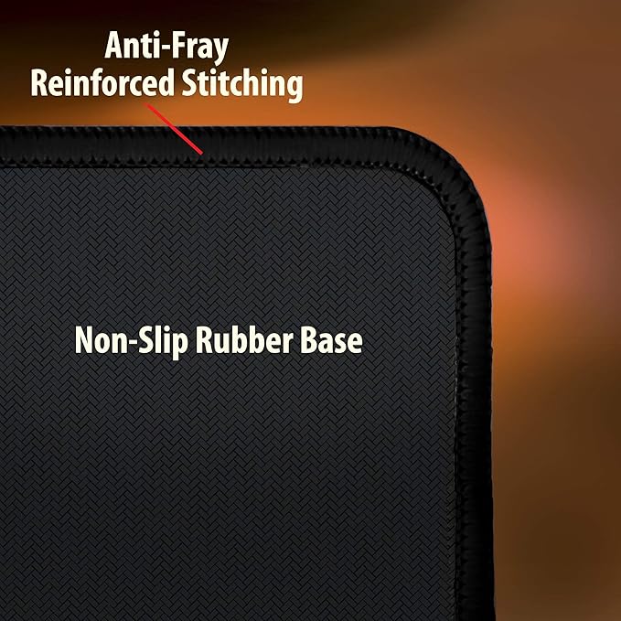 ENHANCE Extended Large Gaming Mouse Pad - XXL Mouse Mat (31.5" x 13.75") Anti-Fray Stitching for Professional Esports with Low-Friction Tracking Surface and Non-Slip Backing (Galaxy)