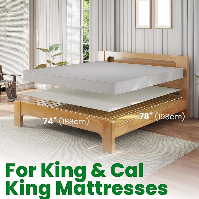 ECOHomes Non Slip Mattress Gripper Pad Stop Mattress, Keep Topper from Sliding - Anti Slip Grip Pads Holder Stop Couch Cushion, Sofa Cushions, Patio & Furniture to Prevent Sliding (King/Cal King)