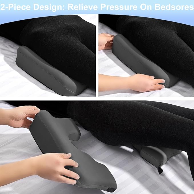 Donut Pillow for Bed Sores, Bed Sore Cushions for Butt, Bedsore Pressure Relief Pillow, Wheelchair Seat Cushion, T Shaped Opening Tailbone Pillow