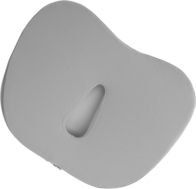 Memory Foam Seat Cushion Breathable Hollow Core Orthopedic Sitting Pillow Pad for Office Car Home (Grey)