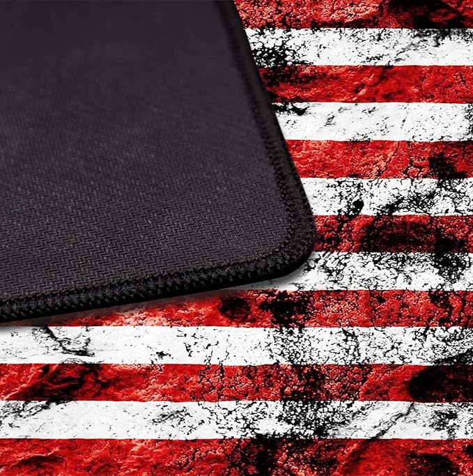 American Flag Desktop Computer Mouse Pad Gaming Mouse Pad Expansion XXL Keyboard Pad 35.4X15.7-inch Laptop Mouse Keyboard Pad Office Desk Decoration
