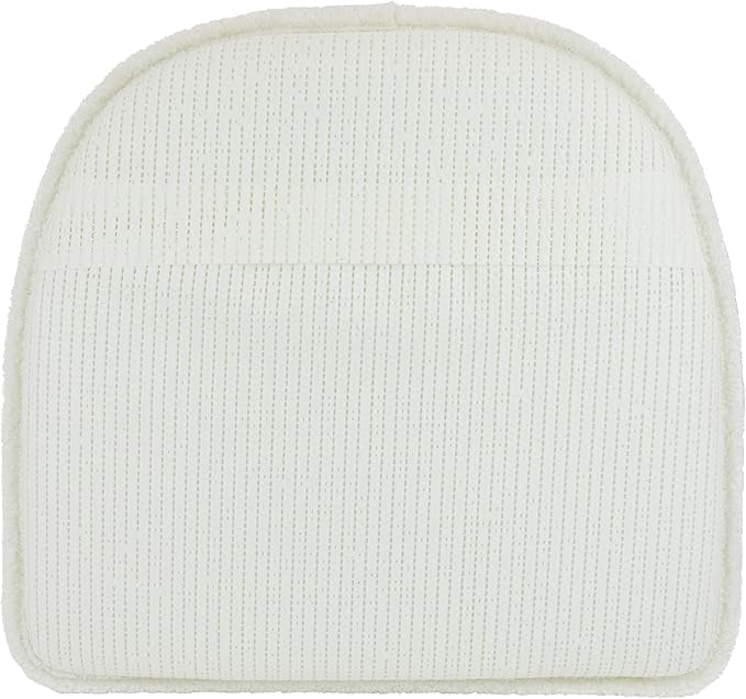 Klear Vu Raindrop The Gripper Non Slip Chair Cushions, Soft & Comfortable Seat Pad, Sitting Pillow for Kitchen, Dining or Office, 4 Count (Pack of 1), White