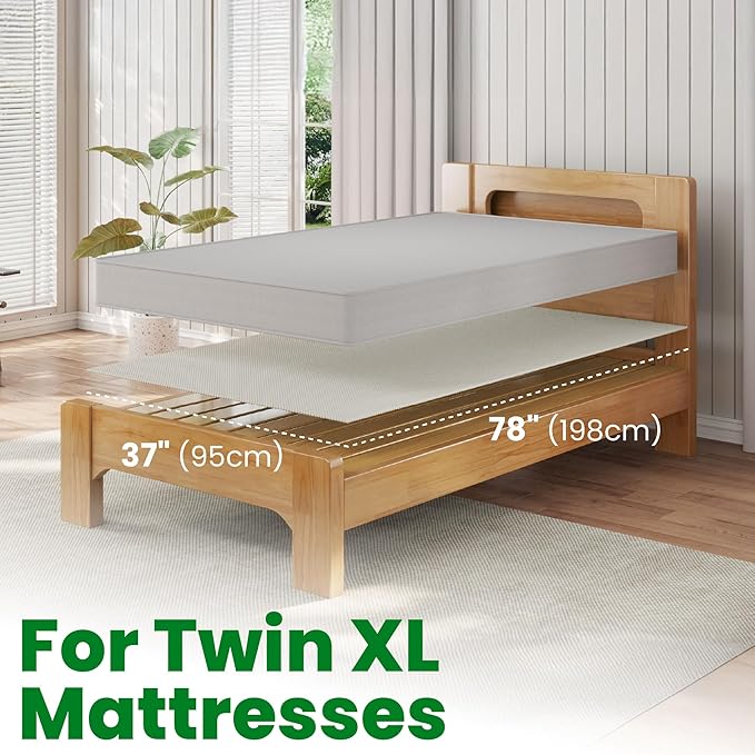 ECOHomes Non Slip Mattress Gripper Pad Stop Mattress, Keep Topper from Sliding - Anti Slip Grip Pads Holder Stop Couch Cushion, Sofa Cushions, Patio & Furniture to Prevent Sliding (Twin XL)