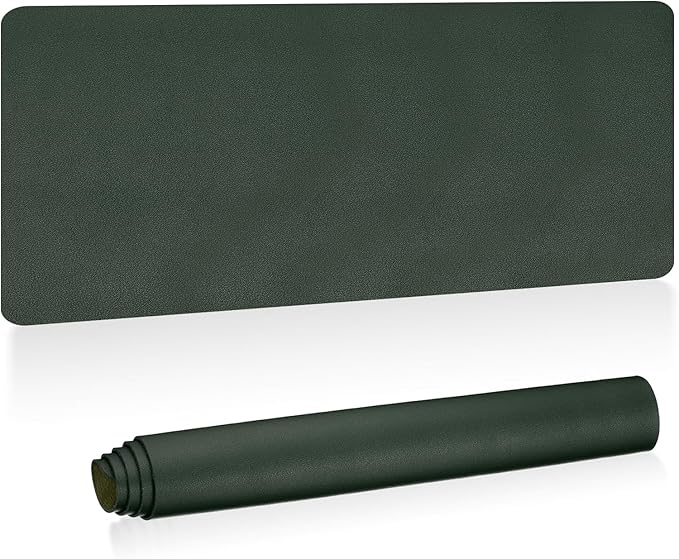 PATIKIL Desk Mat, 48x17 Non-Slip Waterproof PU Leather desk Pad, Dual Sided for Office & Home, Dark Green