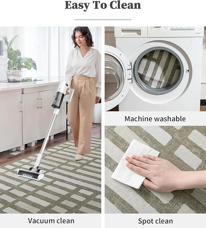 chakme Office Chair Mat for Hardwood Floor, 48"x36" Easy Glide Computer Desk Mat Protector for Rolling Chair Under Desk Rug Nonslip Backing, Machine Wash, (Dark Brown Plaid)