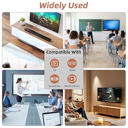 in Wall Cable Management Kit with Brush Wall Plate TV Outlet Wall Kit 2AC+USB-a/c Recessed Outlet Box 9.8ft Cord for TV Workspace Setup Living Room Home Theater Setups