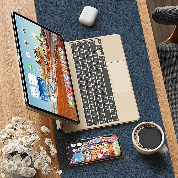 Leather Desk pad Protector, Office Mat, Large Mouse Mat, Non-Slip PU Leather Blotter, Laptop Desk Pad,Waterproof Laptop Computer Desk Keyboard Mat for Office/Work/Home/Decor (Dark Blue, 37 * 18in)