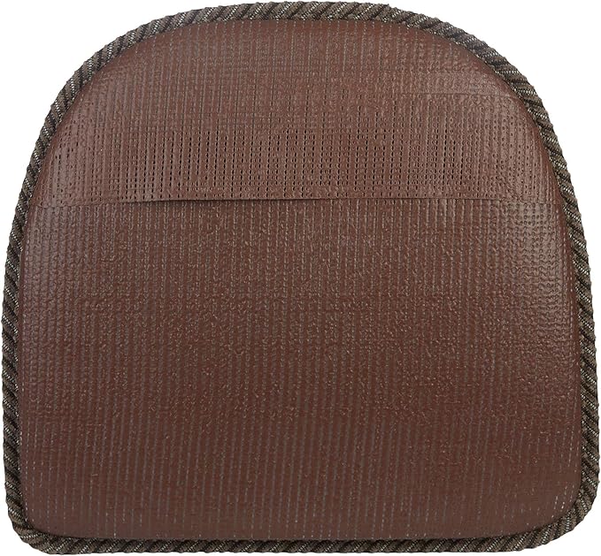 Klear Vu Raindrop The Gripper Non Slip Chair Cushions, Soft & Comfortable Seat Pad, Sitting Pillow for Kitchen, Dining or Office, 6 Count (Pack of 1), 06 Taupe