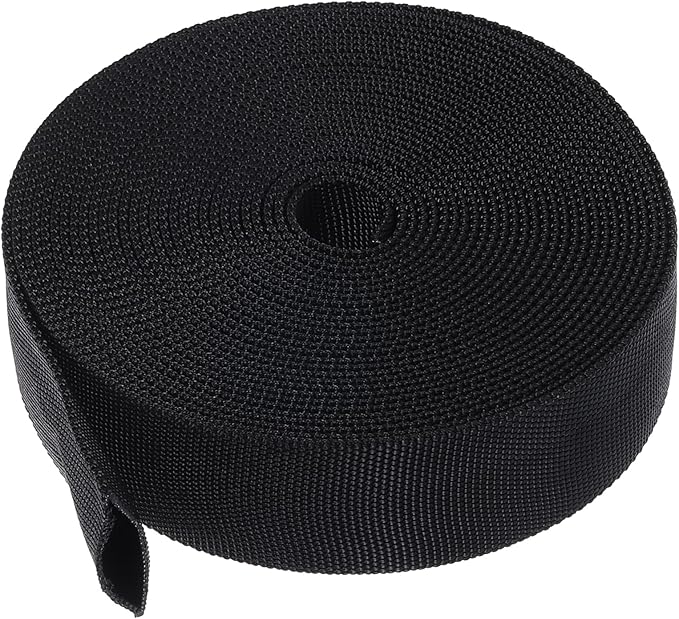 PATIKIL 0.8" Dia 24.6FT Nylon Protective Hose Sleeve, Cable Cover Sheath Protection for Welding Tig Torch Hydraulic Hose, Black