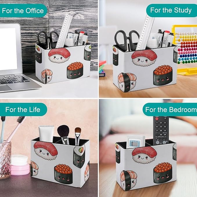Multi-Functional Pencil Holder Cute Food Japanese Sushi, Perfect for Home and Office Use