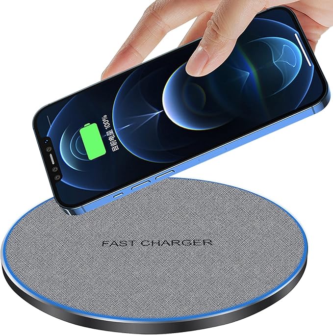 Fast Wireless Charger,20W Max Wireless Charging Pad Compatible with iPhone 17/16/15/14/13/12/SE/Pro/XS Max/XR,AirPods;FDGAO Wireless Charge Mat for Samsung Galaxy S25/S24/S23/Note,Pixel/LG