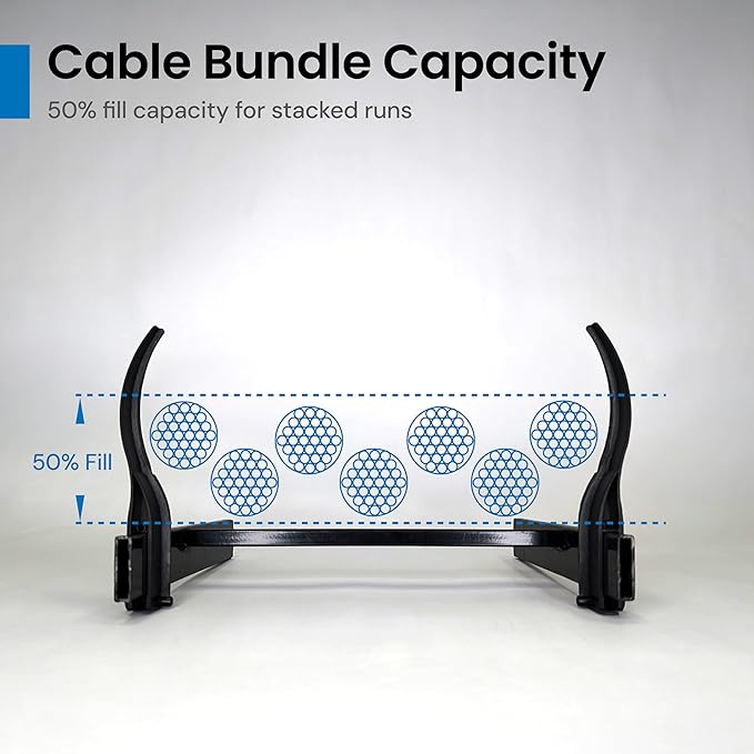 ICC Cable Runway Butt Splice Kit – 10-Pack | 9-Gauge Cold-Rolled Steel, Black Powder Coat, Runway Section Joining